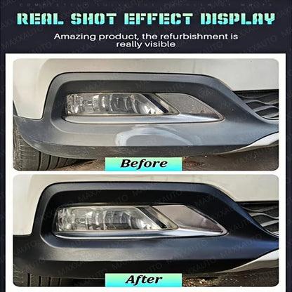 Car Interior & Exterior Scratch Remover Wax - Plastic & Leather Restorer , Tire Protectant & Yellowing Repair - Scratch Remover