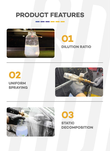 Ceramic Car Shampoo - Car Wash For Ceramic Coatings - Adds Hydrophobic Protection | Enhances Ceramic Coatings | Incredible Shine