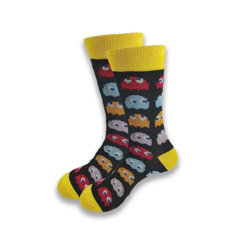 Spring and Autumn Men's and Women's Socks Cartoon Cartoon Fashion Funny High Quality Tube  Movie Character  Socks for Men