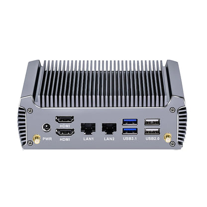 Topton Fanless AMD Mini PC FU02 Ryzen 7 7730U 5825U R5 5600U 4500U Gaming Computer Dual LAN Firewall 2*HDMI2.0 NVMe DDR4 WiFi6