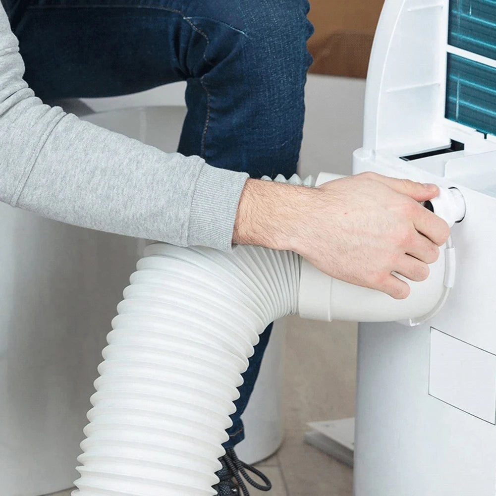 130/150mm Telescopic Air Conditioner Pipe Duct Extension Pipe Easy to Install Universal Exhaust Hose Tube for Air Conditioning