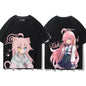 Takanashi Hoshino Game Blue Archive Cosplay T-shirts 3D Print Anime Cartoon Tees Summer Men Women Harajuku Y2k Short Sleeve Tops