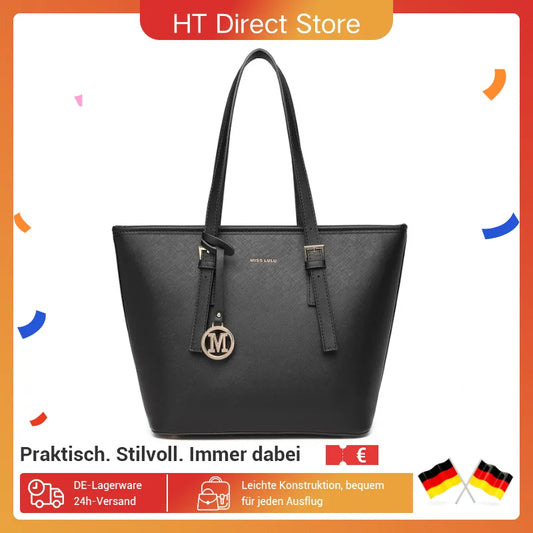 Miss Lulu WOMEN'S Handbag Big Shopper bag Handle bag Tote Bag for school Work Daily Perfect gift