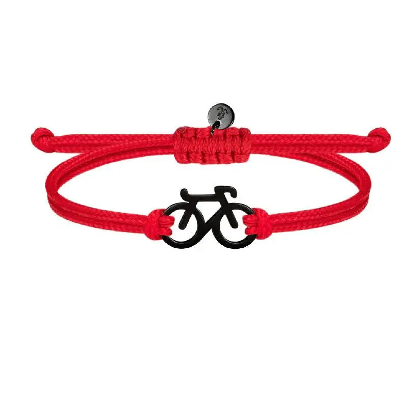 New Fashion Bicycle Bracelet Personalized Sports Cycling Periphery Pendant Bracelet Pink Bicycle Jewelry Accessories Couple Gift