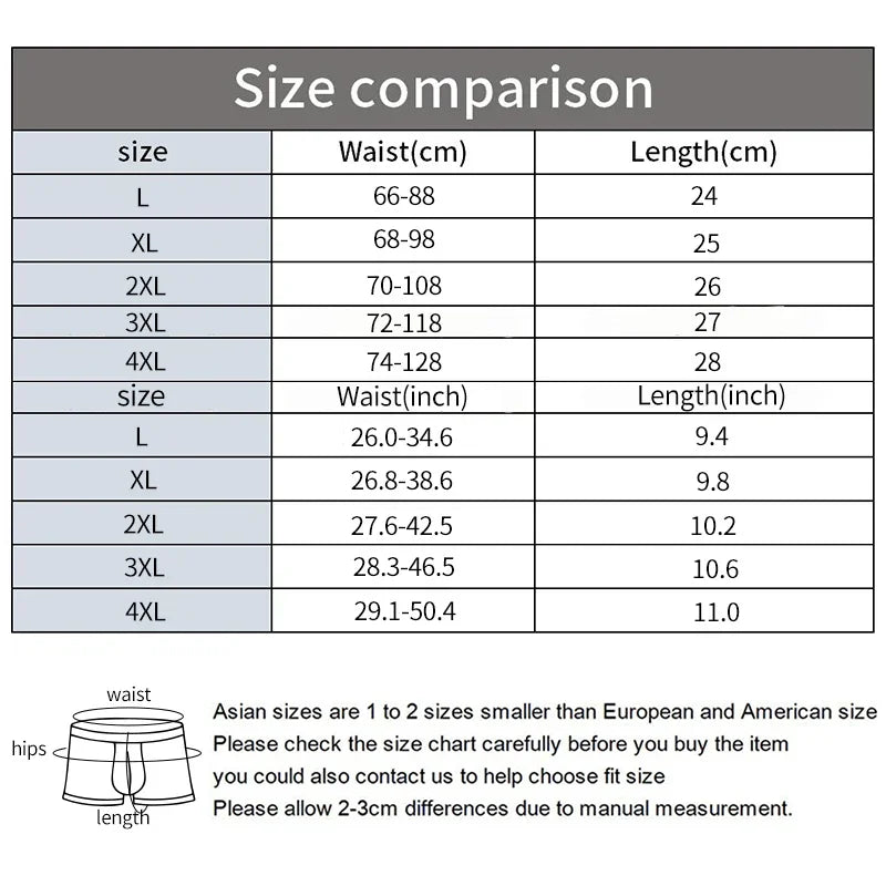 10 Pcs/Lot Men's Summer Ice Silk Boxers Briefs Seamless Underwear Lingerie Underpants Shorts Ultra-thin Breathable Sexy Panties