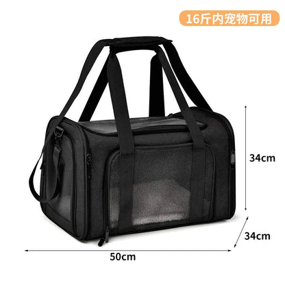 Large Capacity Mesh Breathable Pet Bag Outdoor Portable Cat Backpack Breathable Mesh Pet Travel Carrier Cats Daily Outdoor Use