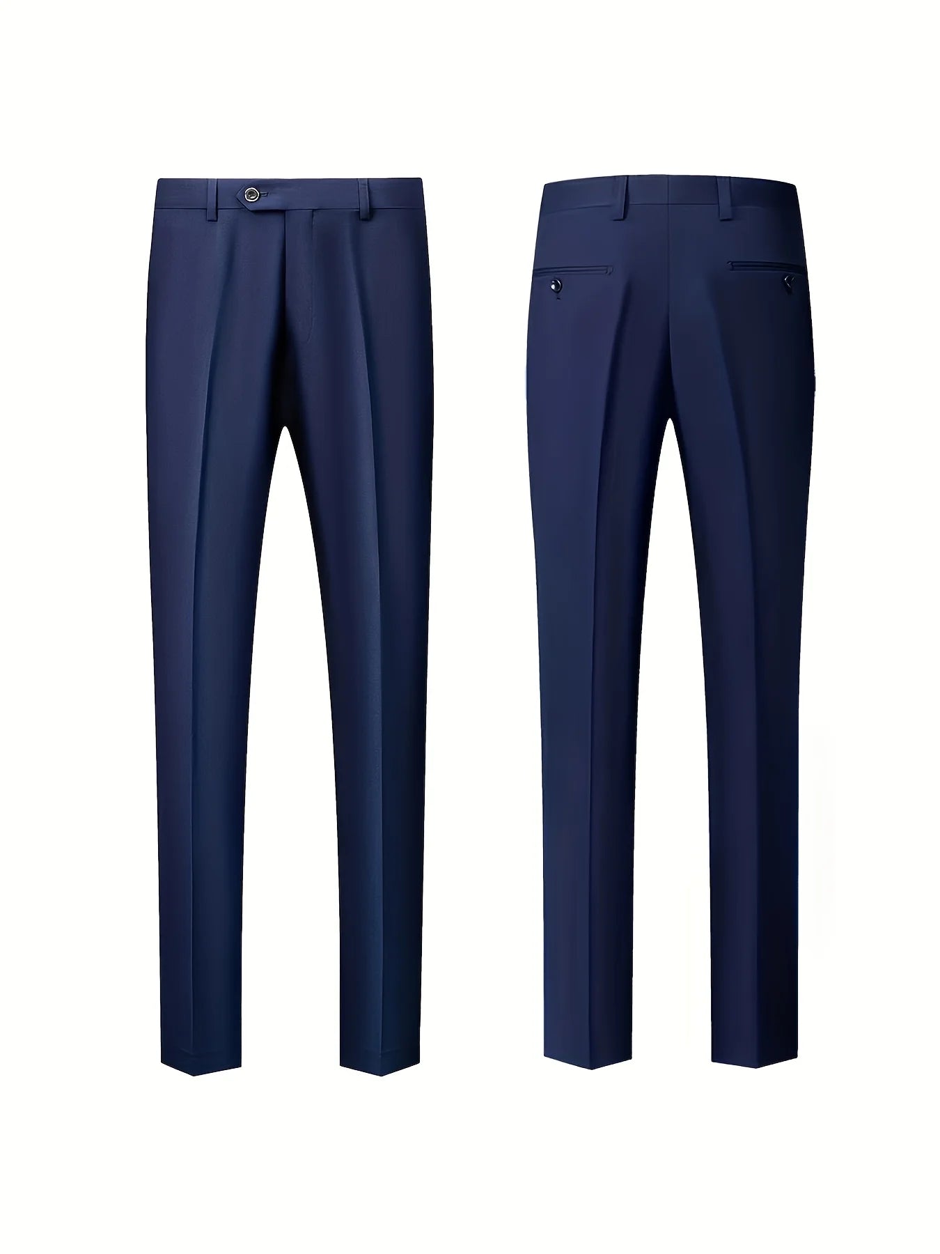 Men's 3pcs Suit Set, Jacket + Vest + Pants, Fashionable High-Quality, Suitable for Weddings, Parties and Formal Occasions