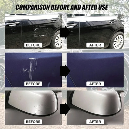 Car Wheel Hub Scratch Refurbishment Paste, Tire Rim Scratch Paint Repair Paste - Aluminum and Steel Rings Dent Restore Care