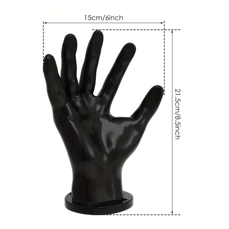 Wall-Mounted Ball Holder Hand Palm Shaped Wall Shelves Display Storage Rack for Basketball Soccer Volleyball Home Decor Crafts