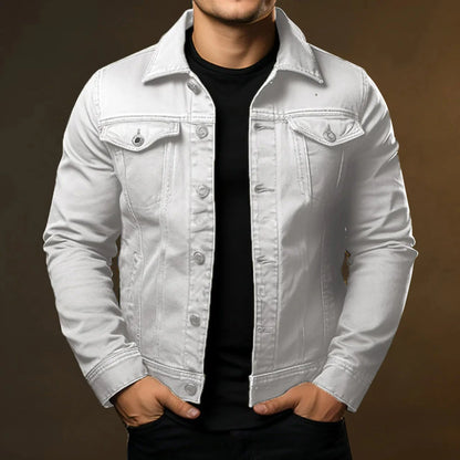 Men'S Casual Fashionable Outerwear Jacket Mens Medium Long Cotton Jacket Men'S Jackets Casual Daily Wear Jacket Ropa De Hombre