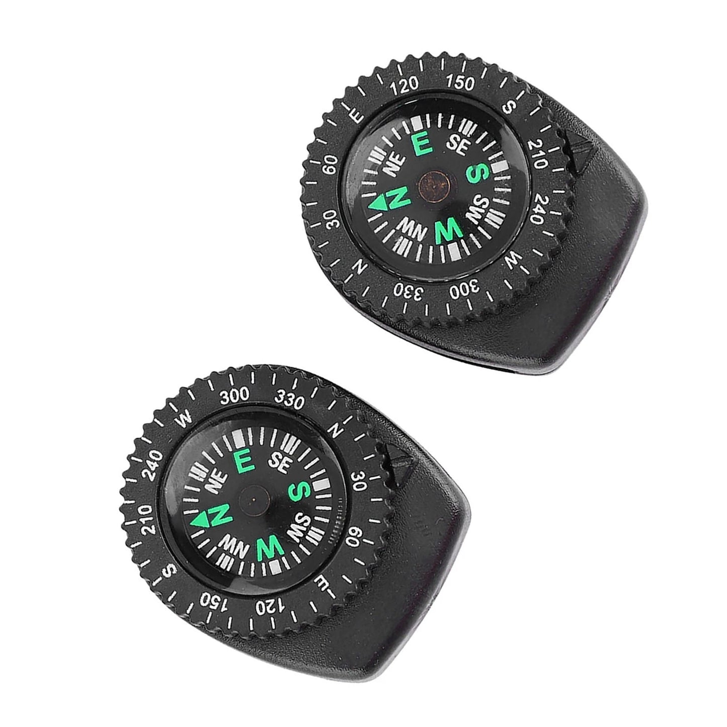 2pcs Compass for Watch Sliding Navigation Wristband Portable Beautiful Appearance Compasses Suitable for Outdoor Camping Boating