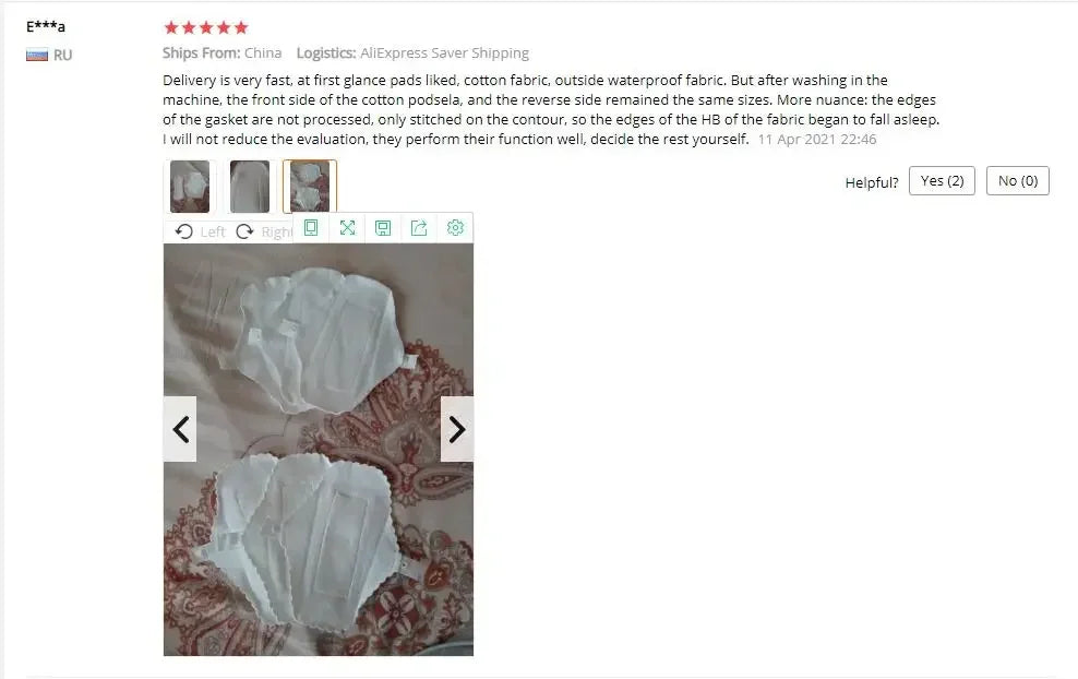 3Pcs Waterproof Panty Liner Feminine Thin Reusable Sanitary Pads Period Panties Leakproof Cotton Pad Washable Hygiene Supplies