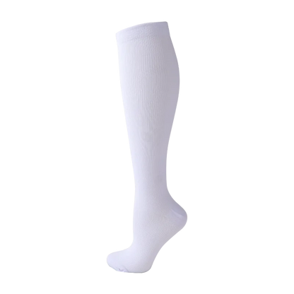 Compression Stockings Blood Circulation Promotion Slimming Compression Socks Anti-Fatigue Comfortable Solid Color Socks