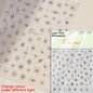 Gold Silver Starlight Laser Pink Colorful Glitter Star Bronzing Rhinestones Relief Nail Art Decorations Stickers Manicure Decals