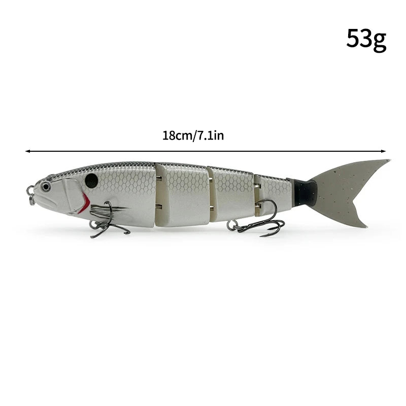 11.5cm/18.5g Balam Glide Bait Catfish Joint Giant Hard Bait Swimbait for Pike Bass Saltwater Glide Bait Leurre De Pêche