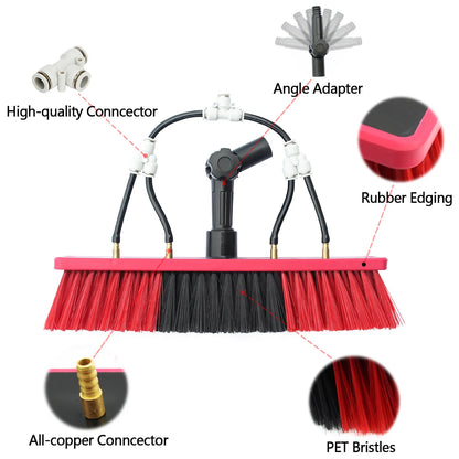 CNHOPOLE Accessory for Water Fed Pole Brush Head Window Solar Panel Cleaning (Without Pole)