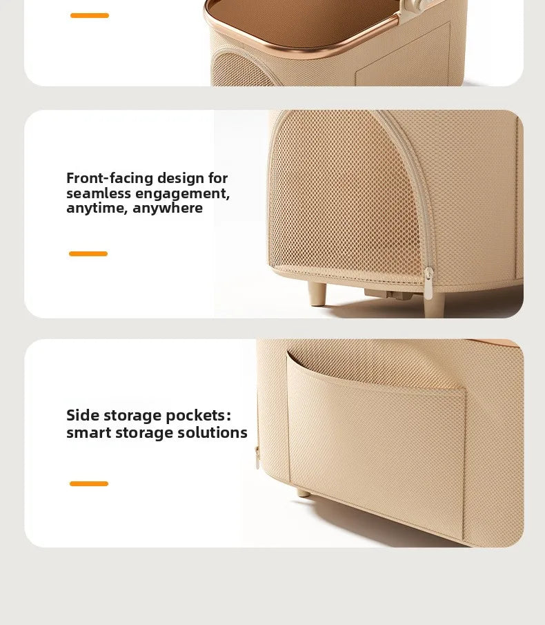 New Separable Pet Stroller Portable One Click Recycling Cat Carrier Universal Lightweight Small Dog Travel Pushchair Foldable