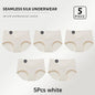 5PCS Seamless Mulberry Silk Panties Woman Underwear Ultra-Thin High Elastic Invisible Briefs Soft & Breathable Female Lingerie