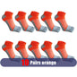 1/5 Pairs Summer Toe Ankle Socks Cotton Colorful Mesh Breathable Shallow Mouth Sweat-Absorbing Deodorant No Show 5 Finger Socks