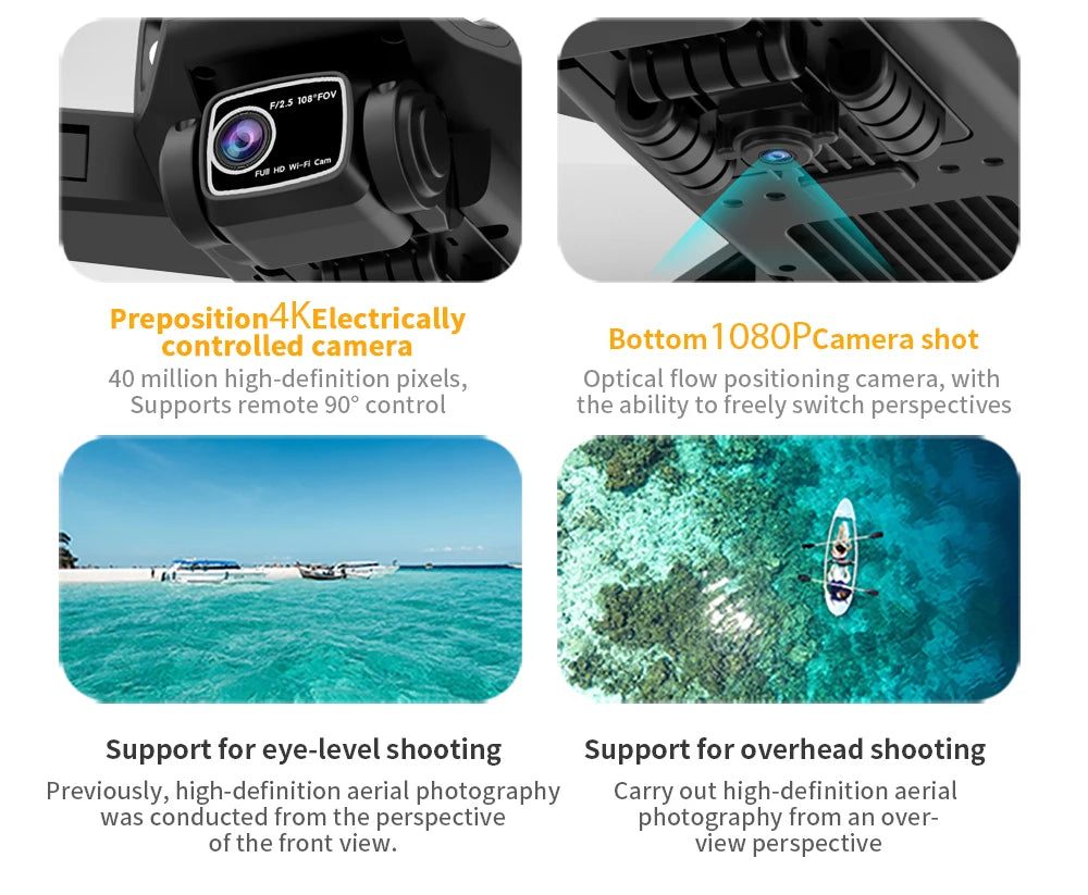 L900 Plus GPS Drone 4K Professional 5G HD Dual Camera Photography Brushless Foldable Quadcopter With Large Screen RC Drones Toys