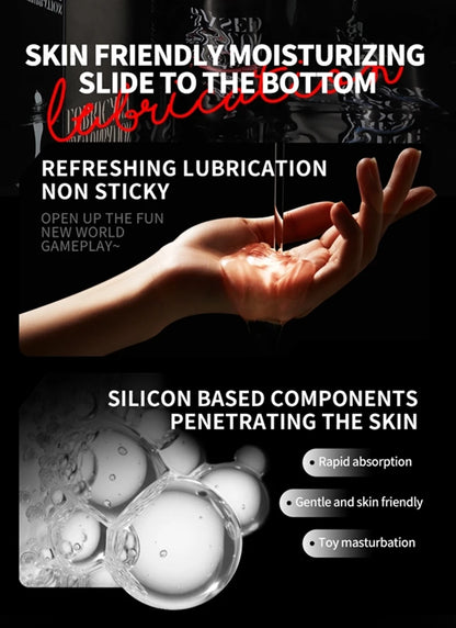 300ml Silicone-Based Lube with Press Pump,  Stringy Anal Lubricant Suitable for Sex Toys Ideal for Toys and Couples