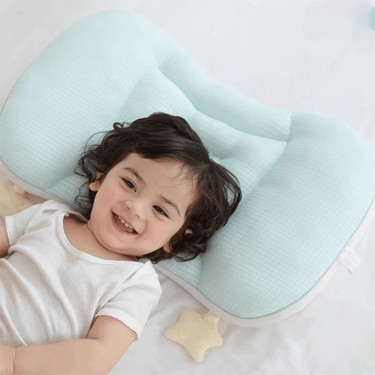 New Reversible Pillow Breathable Comfortable Newborn Pillow Green Soft Sleep Pillow Children