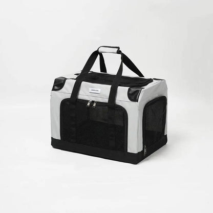 Large Wheel Breathable Pet Rolling Carrier Large Capacity Travel Bag For Two Cats Dogs Portable Car Pet Stroller