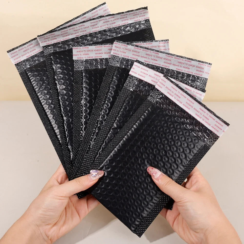 10-50Pack Kraft Bubble Mailers Self Adhesive Paper Envelopes Waterproof Cushioned Padded Foam Shipping Bags for Packaging