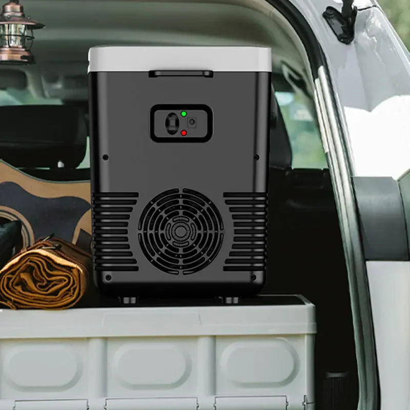 10L Mini Refrigerator For Car Home Travel Refrigerator 12V 220V Auto Freezer Cooler & Warmer Electric Car Fridge Portable Icebox EU Plug