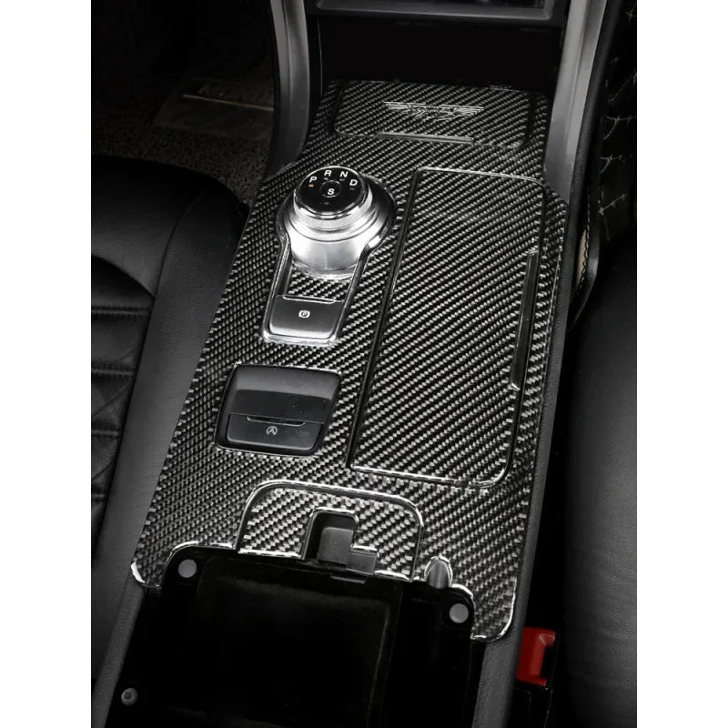 Fit for Ford Fusion Mondeo 2013–2019 Carbon Fiber Style ABS Interior Panel Cover Trim Stickers Car Decor Accessories