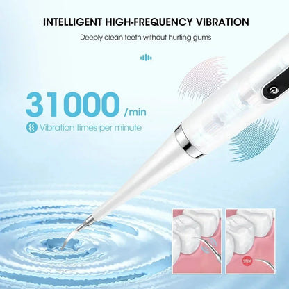 Ultrasonic Electric Sonic Dental Scaler Stain Tartar Calculus Remover Teeth Whitening Cleaning Oral Irrigator Electric