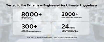 Phone robust DOOGEE S200 Ultra 5G AI 6,72 "Dimensity 7400 48 Go RAM (12 36) 1 To ROM battery 11000 mAh Android 15 NFC Smar