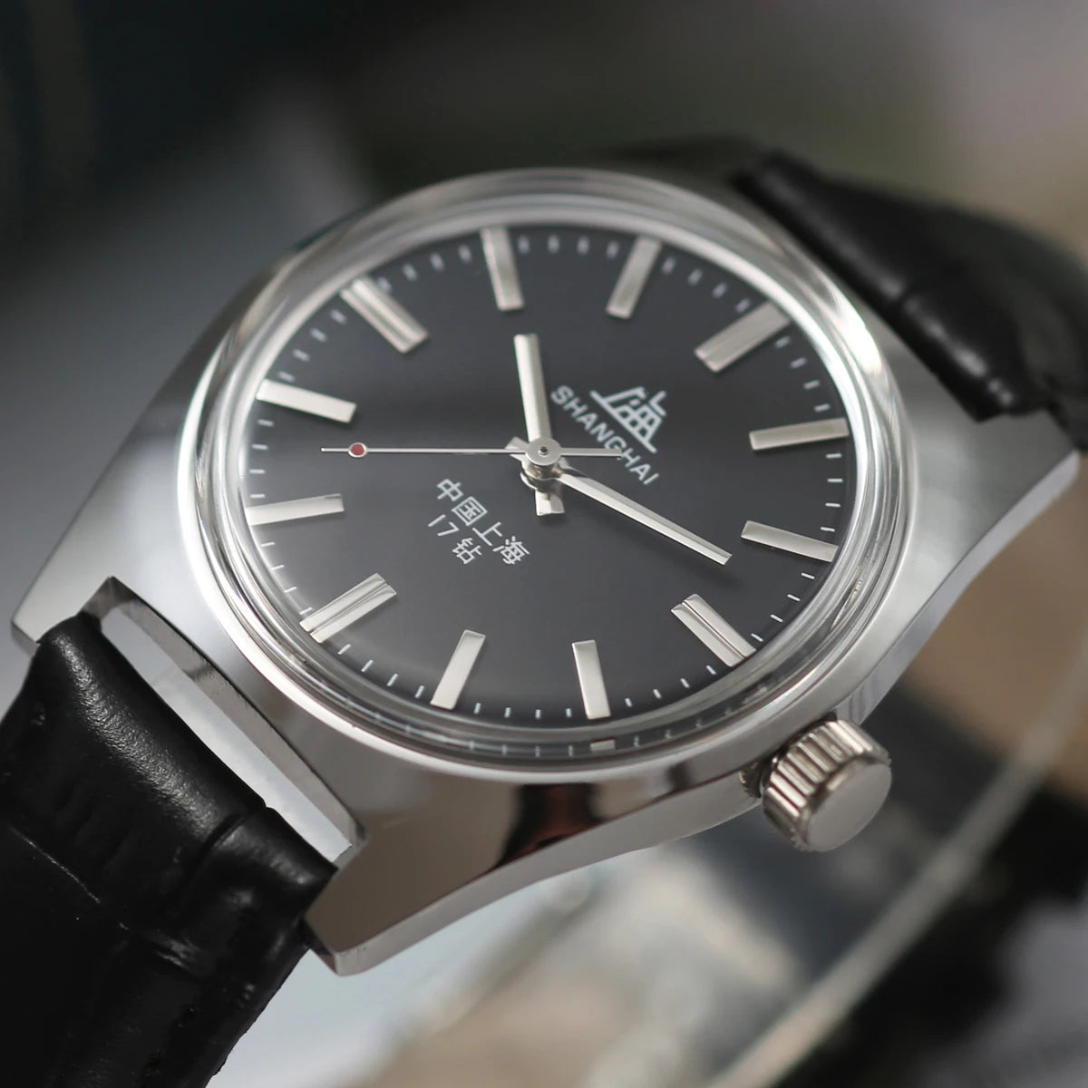 Shanghai Watch Vintage Collector Timepiece Gift for Gentlemen Wholesale Drop Shipping  Men's Manual Mechanical Watches