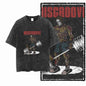 YG BODY BUILDING Printed Cotton Acid Washed Graphic Unisex T Shirt Cool CROSSFIT Streetwear Men Tshirts Big Size Tee for Men