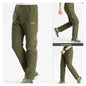 Longe Summer Quick Dry Hiking Pants Men Stretch Waterproof Tactical Pants Zipper Pockets Trousers Lightweight Fishing Pants