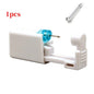 Disposable Nose Piercing Gun Kit with Built-in White Diamond Stud Personal Nose Body Piercing Tool Nose Ring Piercer