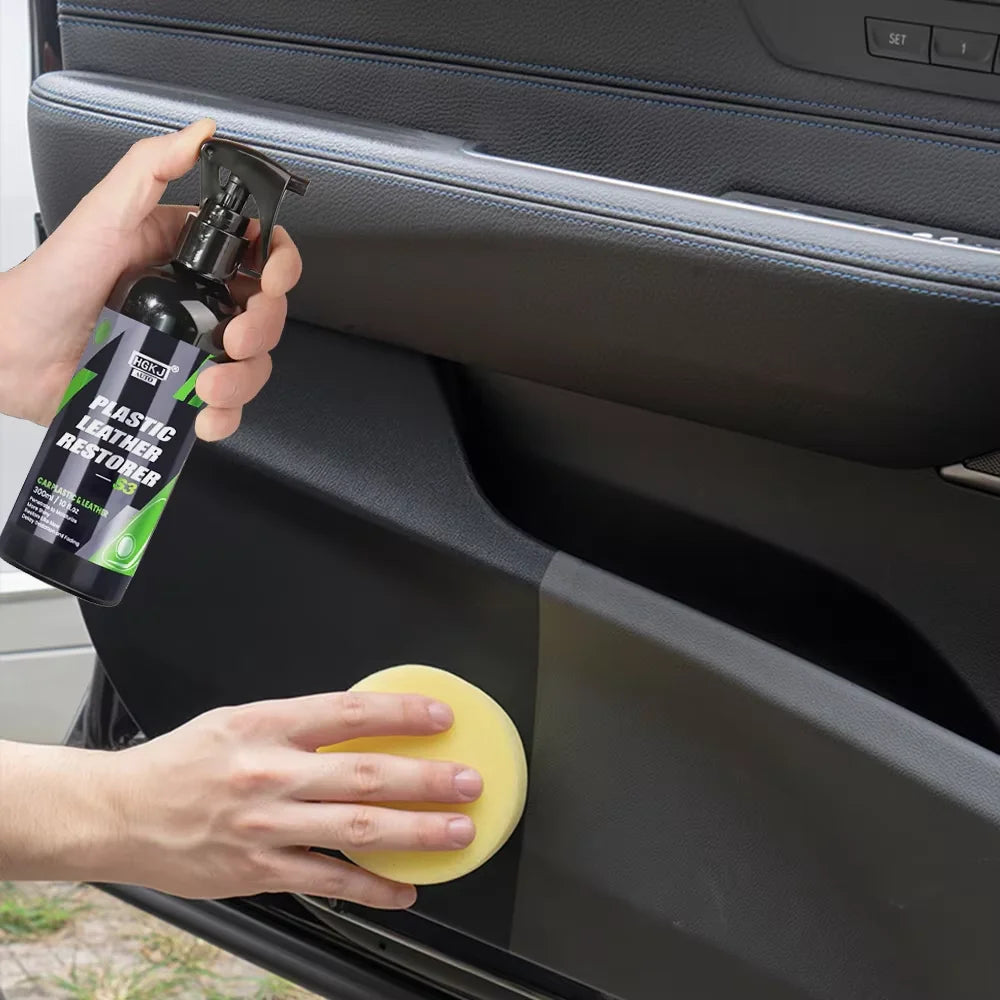 Car Product Hgkj S3 Liquid Leather Plastic Renovator Restorer Coat Wax Car Interior Seat Leather Restoration Repair Agent