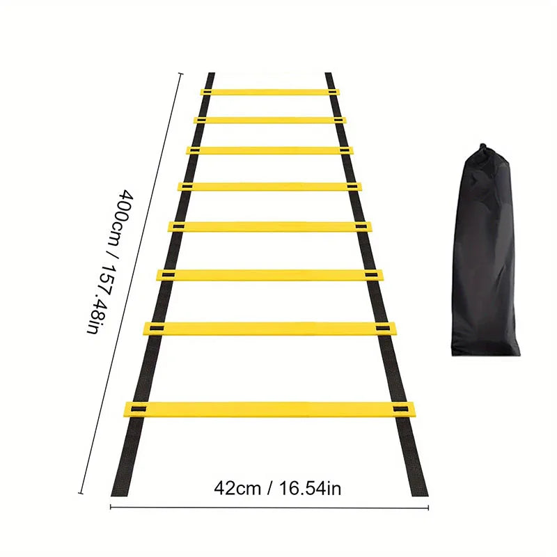 Agility Training Ladder for Kids, Speed Footwork Drill, Soccer Fitness & Coordination Workout Tool