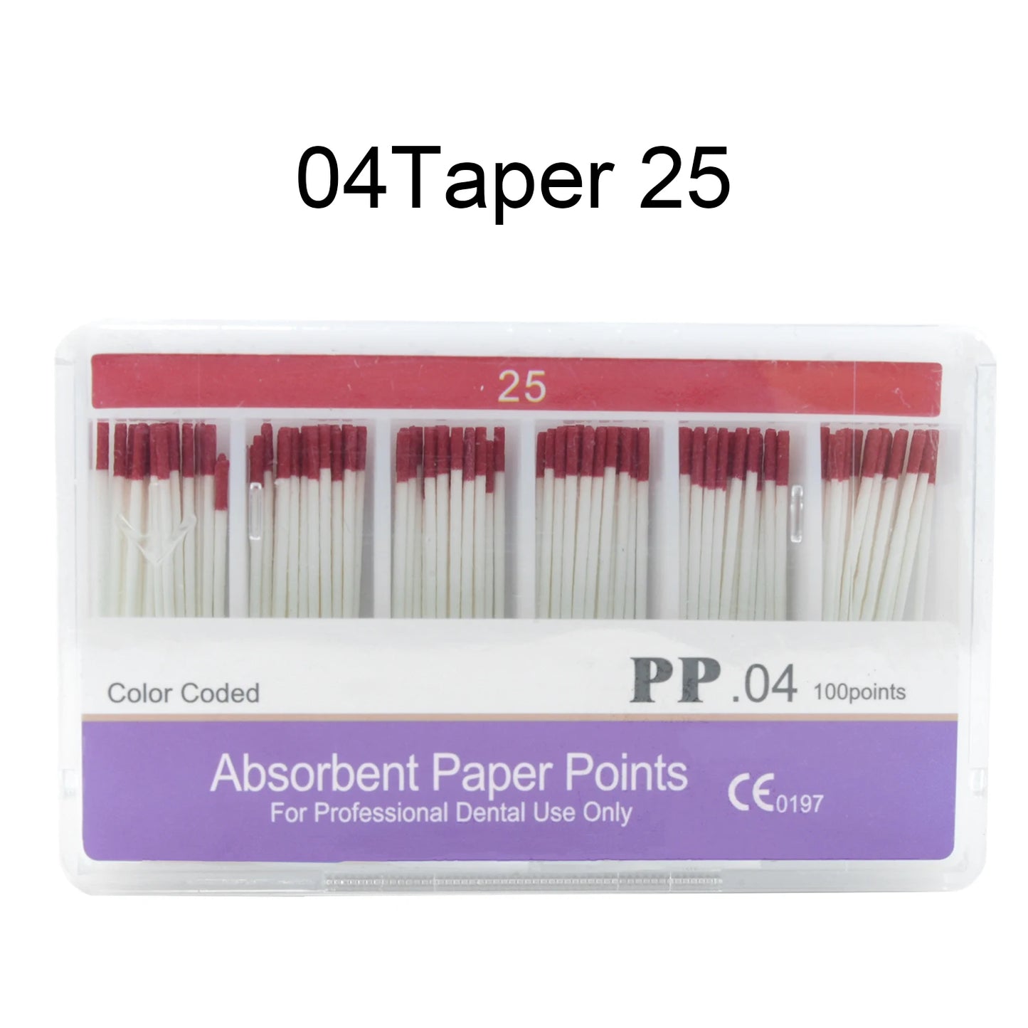 WELLCK 1 Box Dental Absorbent Paper Points Sterile Mixed Sizes 02 04 06 Taper 15-40# For Dentist Use Dentistry Materials