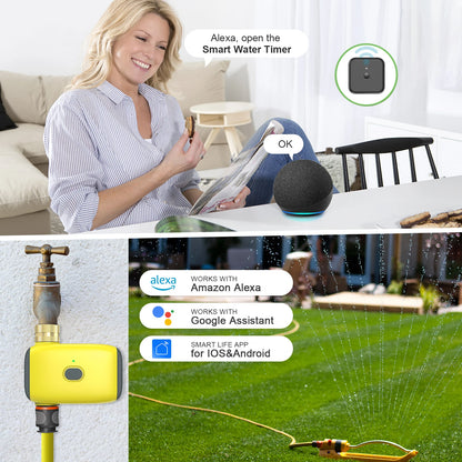 Tuya Smart Zigbee Watering Timer Automatic Drip Irrigation Controller Smart Water Valve Garden Automatic Watering System