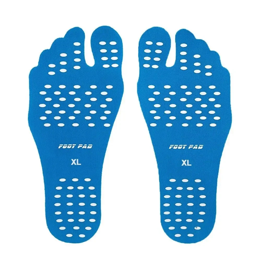 Non-slip Beach Adhesive Anti Slip Invisible Foot Pads Insulation Protection Mats Barefoot Stick Insoles Footpads Sticker Shoes