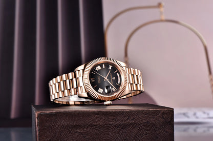 PAGANI DESIGN 2026 New Luxury Rose Gold DD40 Automatic Watch For Men 8285 Mechanical Wristwatch Men Stainless Steel Waterproof