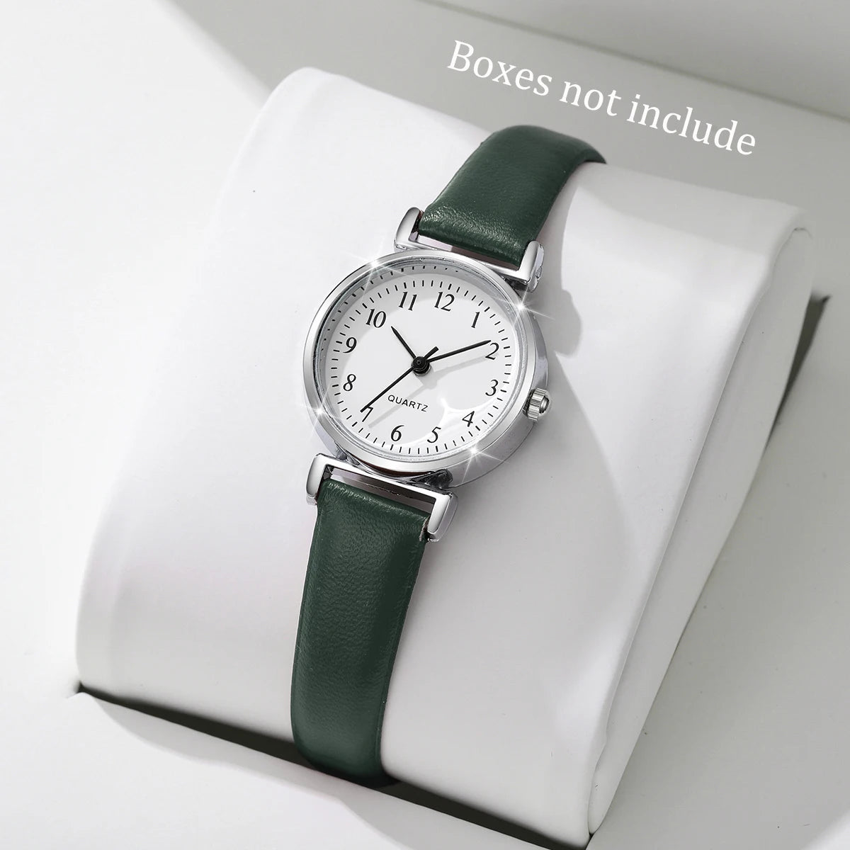 Fashion Small Dial Women Watches Simple Leather Band Analog Quartz Wristwatch for Ladies Clock Reloj Mujer（Without Box）