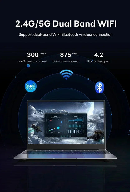 14.1" Gaming Laptop Intel Core I9-9900 32GB+2TB Windows 11 1920x1080 HD Backlit Keyboard Ultra Slim Notebook Computer Office PC