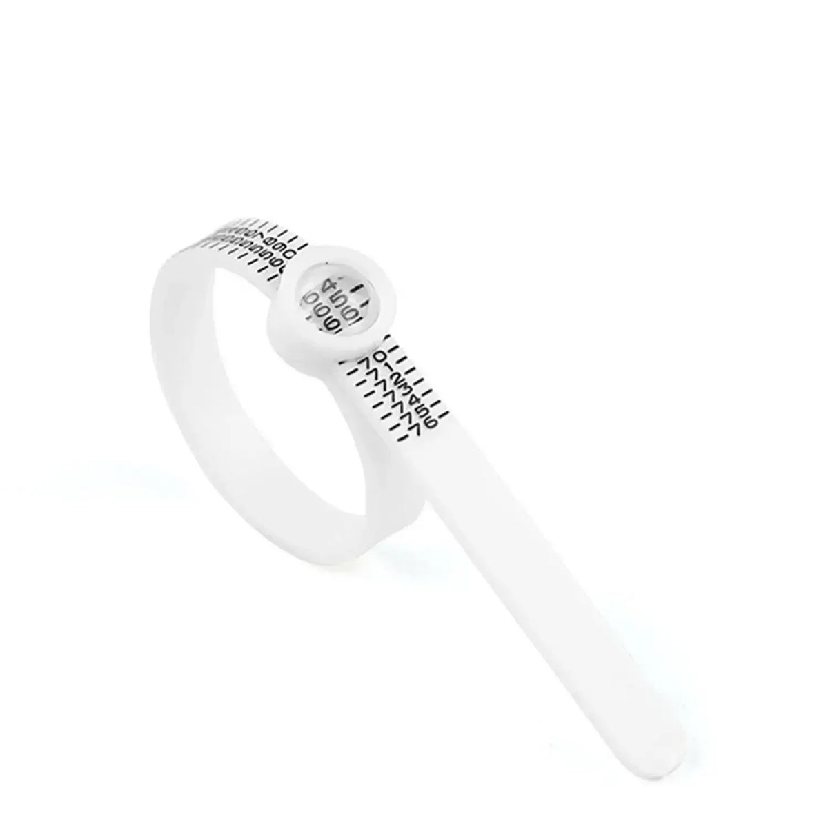Adjustable Ring Sizer with Magnifier US/UK/EU/HK Size Chart Reusable Finger Measuring Tool for Accurate Ring Sizing