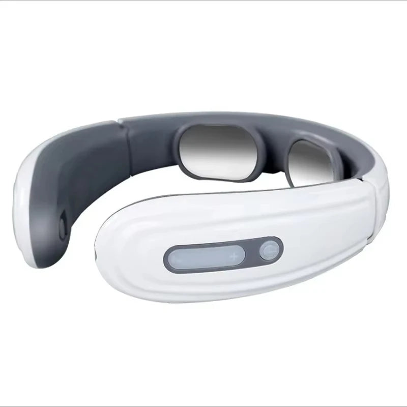 Ems Electric Neck Massager 6-Mode 9-Speed Massager Muscle Relaxation Battery Neck Massager Tool Relax Cervical Neck Protector