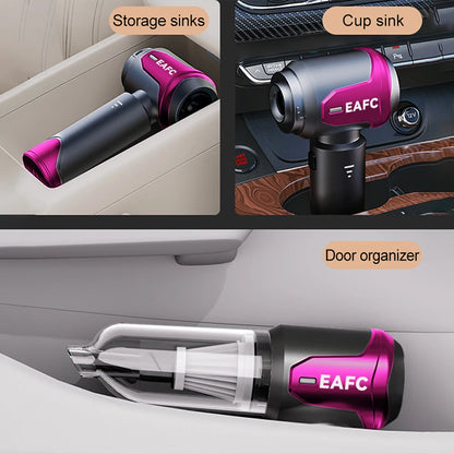 EAFC Car Vacuum Cleaner High Power Portable Handheld 16000pa Wireless Cleaning Machine Powerful Air Duster for Home Car Pet