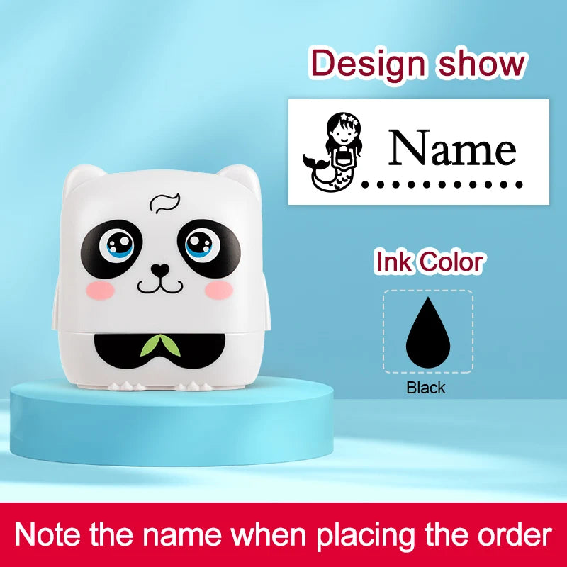 Kids Personalized Stamp - Custom Embossed Seal for School Projects, Travel-Friendly Gift Set with Storage Case & Unique Designs