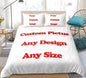 Custom Photo Duvet Cover Set 3D Printed Bedding Set Upload Your Photo Logo Soft Single Double Size 2-3pc No Sheet For Home Decor