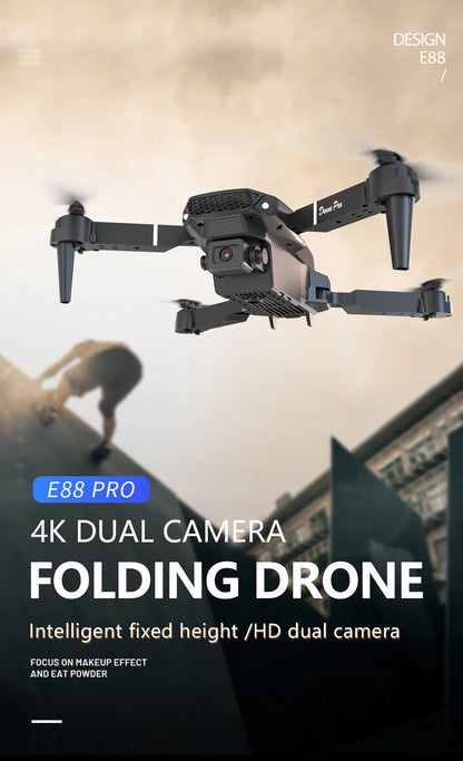 S529 New Drone 2.4G RC Quadcopter Drone 5G FPV WiFi Foldable With Mod Altitude Resistance NO Camera Wide-angle Shooting Boy Toy